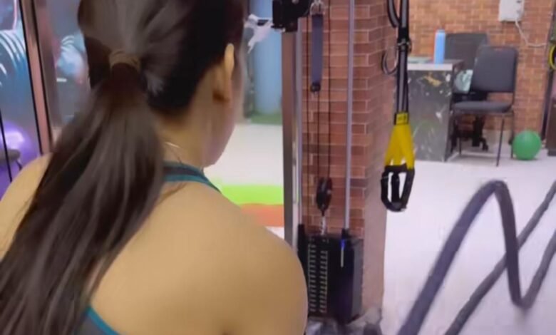 Krutika desai gym video