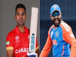 India Vs Canada :World Cup में आज भारत का मुकाबला कनाडा से