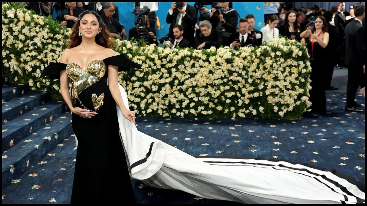 Kiara Advani की बेबी बंप के साथ Met Gala एंट्री! क्या इस लुक ने फैशन की दुनिया में हलचल मचा दी?