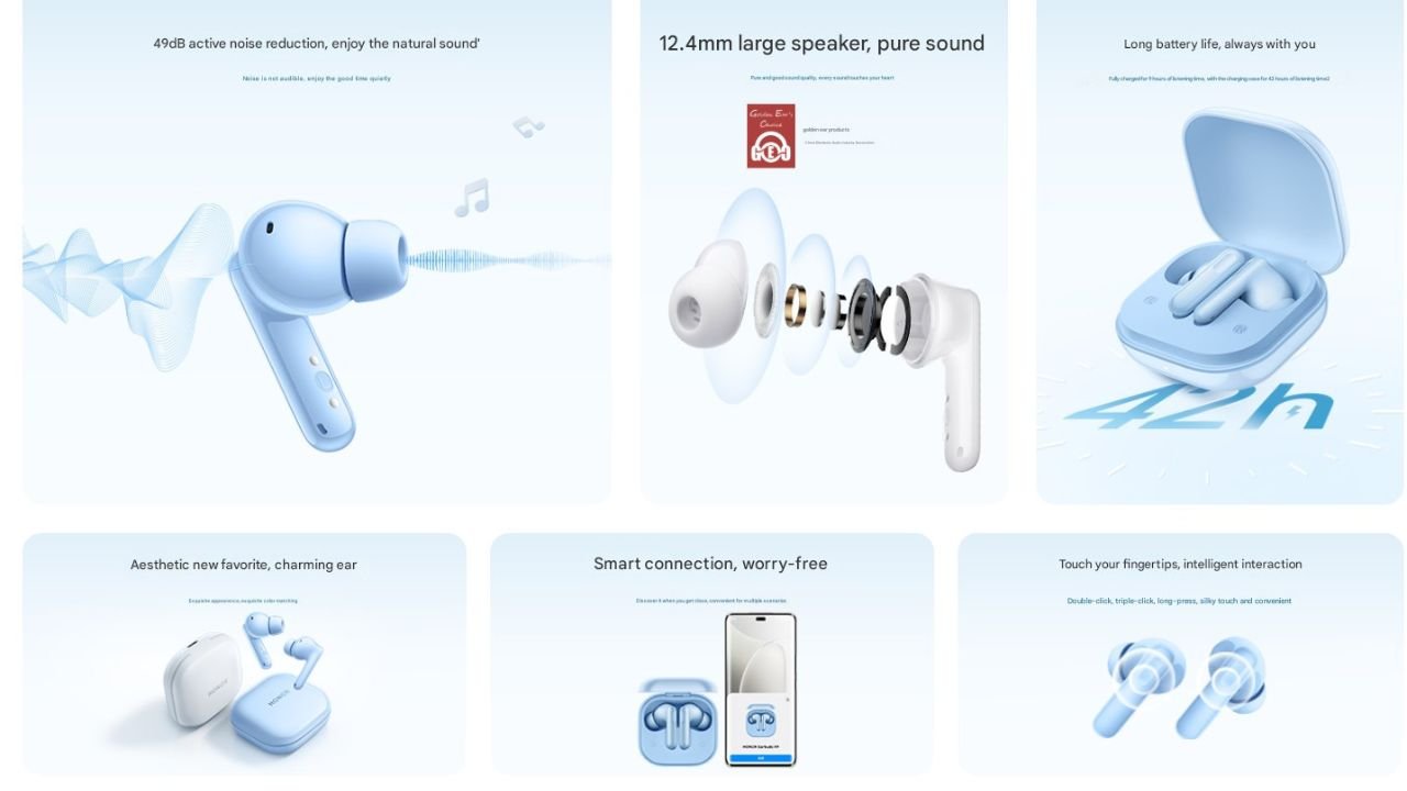 Honor के Earbuds X9 में है 42 घंटे की बैटरी, टिकाऊपन का भी है दावा