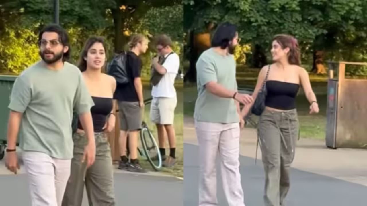 लंदन की सड़कों पर Janhvi Kapoor का जलवा, शिखर की प्लेट से खाना चुराना हुआ वायरल